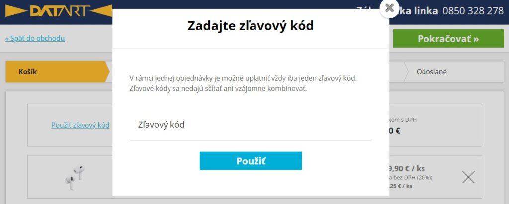 datart zlavove kody