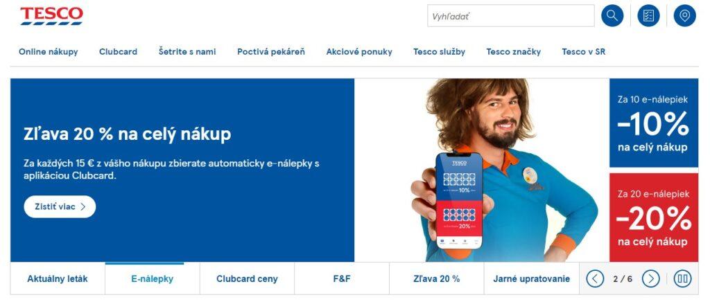 Tesco clubcard sk