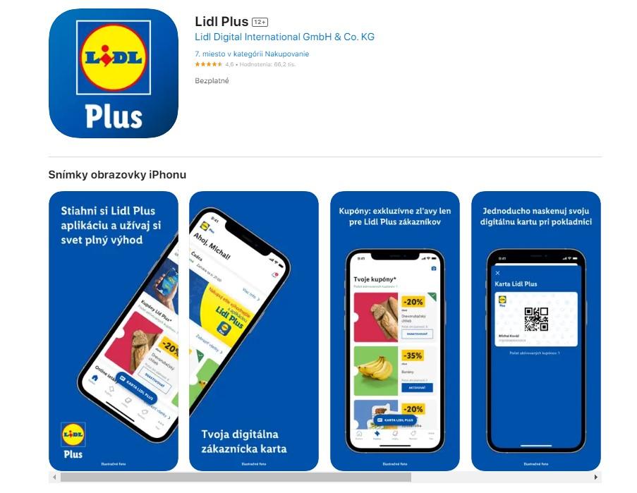 Lidl Plus aplikácia - ako stiahnuť