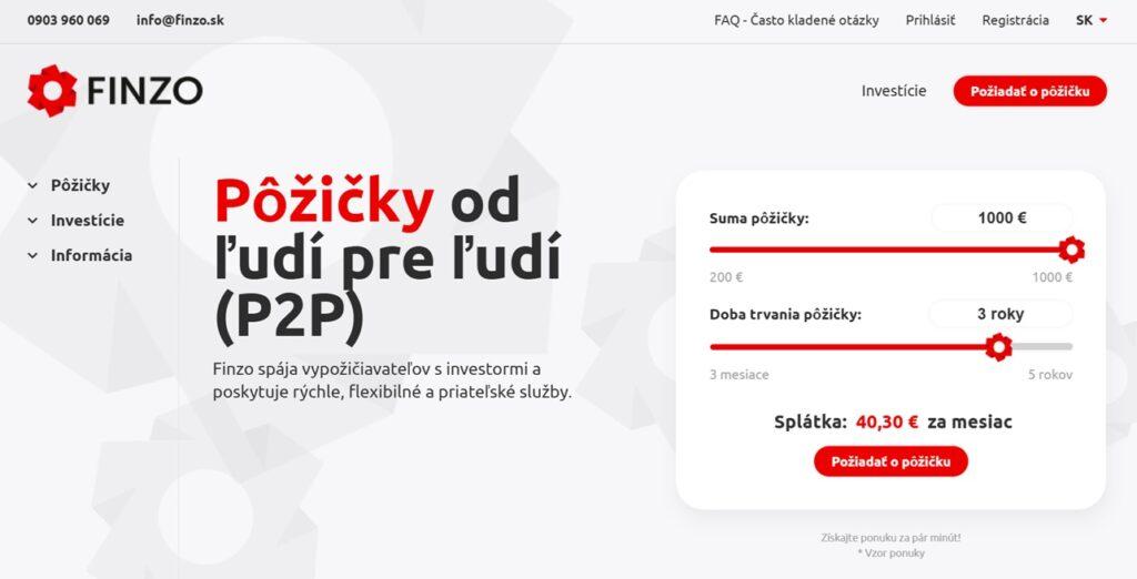 pôžička medzi fyzickými osobami slovensko